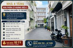 Hiếm có nhà 4 tầng kiên cố ngay trung tâm linh chiểu đường 6m sạch đẹp