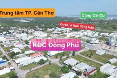 Bán cặp nền đường số 5 kdc đông phú, xã châu thành, tp cần thơ. dt 200m2, giá 3.2 tỷ