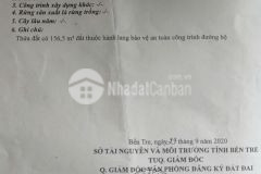 Bán đất xã bình đại, vĩnh long, dt 857,7m2 shr chỉ 3.5 tỷ. lh0822926269