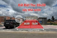 Thu hồi vốn giảm 200tr bán nhanh 2 lô liền kề 10x30 thích hợp xây biệt thự vườn. đường nhựa trước