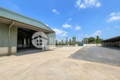 Cho thuê nhà kho 510m² kèm 1.000m² sân bãi sẵn điện 3 pha hoà vang chỉ 38 triệutháng