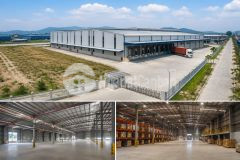 Cho thuê nhà kho 2.000m² kèm 3.000m² đất tại ql1a pccc tự động, dock, giá 70k có thương lượng