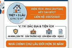 Bán nhà cách mạng tháng tám trệt 4 lầu btct 6pn 6wc sổ hoàn công đủ