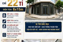 Nhà 4 tầng, 6x15m, 2 mặt tiền tạ quang bửu âu dương lân, quận 8, chỉ 22 tỉ