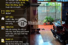 Mặt tiền kha vạn cân 30,2m² 4pn 2 tầng 6 tỷ