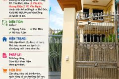 Đất 107m² có nhà cấp 4 linh trung gần lê văn chí 6.2 tỷ