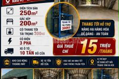 Cho thuê kho, xưởng dtsd 450m2 mtien 10m2 kiêu kỵ, gia lâm đường xe tải 10 tấn đỗ cửa