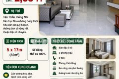 Nhà mới tân triều 3pn đường 6m giá 2,55 tỷ