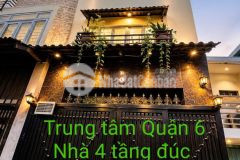 Siêu phẩm q6, gần mặt tiền, cạnh hxh thông, sat chợ phú lâm, 4 tầng, 3pn, nở hâu, nhinh 3ty