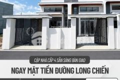 Cặp nhà cấp 4 hoàn thiện ngay sát mặt tiền long chiến