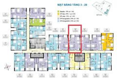 Cần bán 2pn 1wc 49m² tầng trung tháp t1b view nội khu