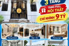 Bán biệt thự mini mặt tiền nội bộ giáp tân phú 6 x 16m giá 9.3 tỷ
