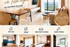 Victoria village căn hộ 2pn tầng cao