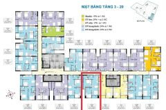 2pn 2wc 52m² t1b view ngoại khu tầng trung full chỉ 1,53 tỷ