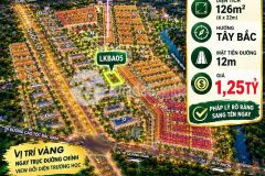 126m² chỉ 1,25 tỷ, khu vực đông dân cư, tiện ích đã hiện hữu