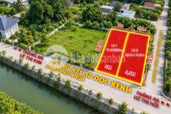 Bán 2 lô đất mặt tiền xts 38, view kênh, gần võ thị hồi, kt 5x18,5m, giá 4,9 tỷ