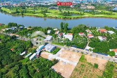 Chủ ngộp hạ 100tr đất mặt tiền view sông hương lộ 9, tân triều
