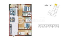 Chủ gửi bán căn góc 2pn 63m² t1b giá 1,9xx tỷ view nội khu nhận nhà cuối năm