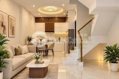 Nhà mới đẹp lung linh 3 tầng 4pn hẻm 1247 huỳnh tấn phát, quận 7