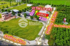 Lô đất 6x22m132m2 điều đáng quan tâm là môi trường sống sau này